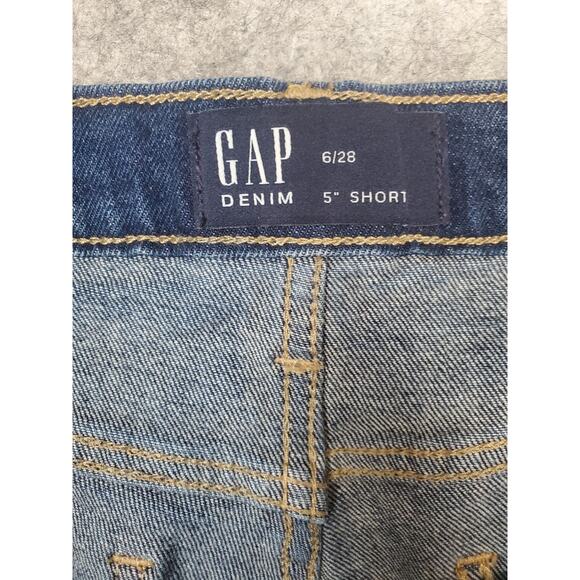 Women's Gap Size 6/28 Denim Cut Off Shorts - Picture 4 of 6
